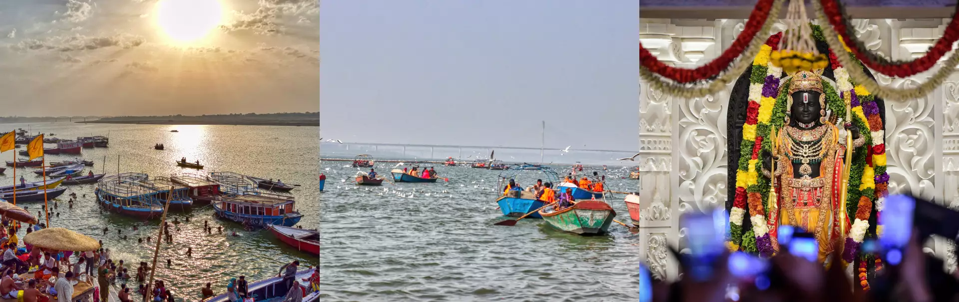 Varanasi Prayagraj Ayodhya 3N-4D Deluxe Tour Package