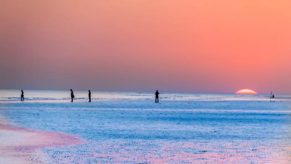 Photo of Sunset at Mandvi beach, Kutch