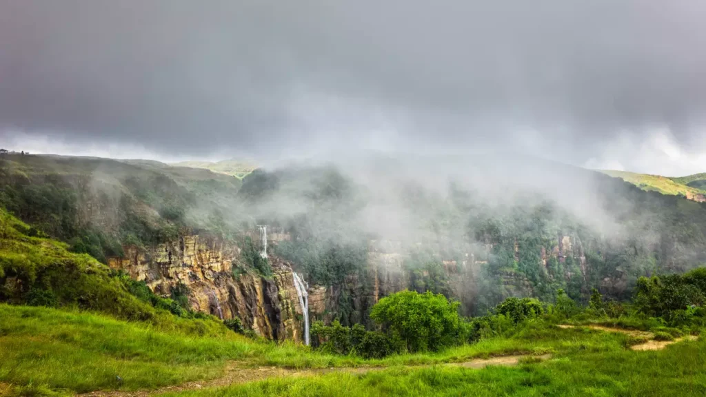 Photo of Waterfall in the Khasi Hills, Cherrapunjee, Meghalaya, India