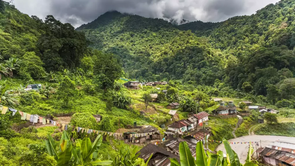 Photo of a Village in Bomdila Arunachal Pradesh