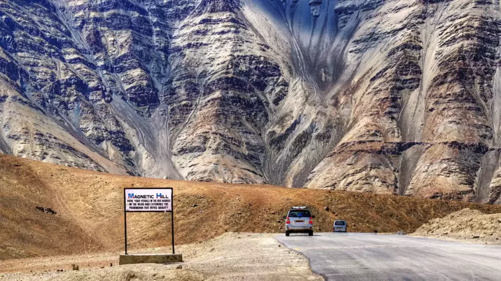 Photo of Magnetic Hill at Leh