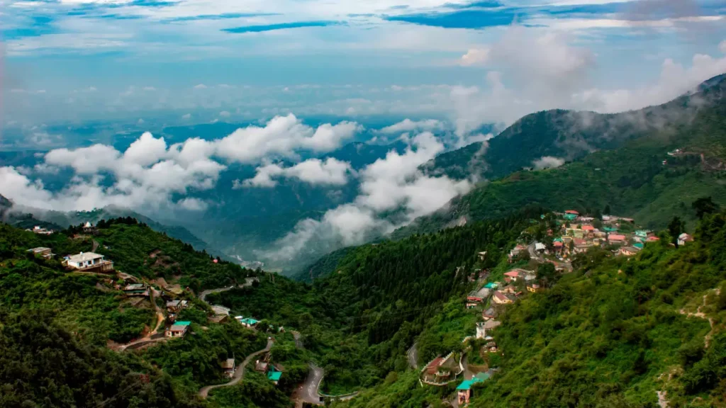 A view of Mussoorie