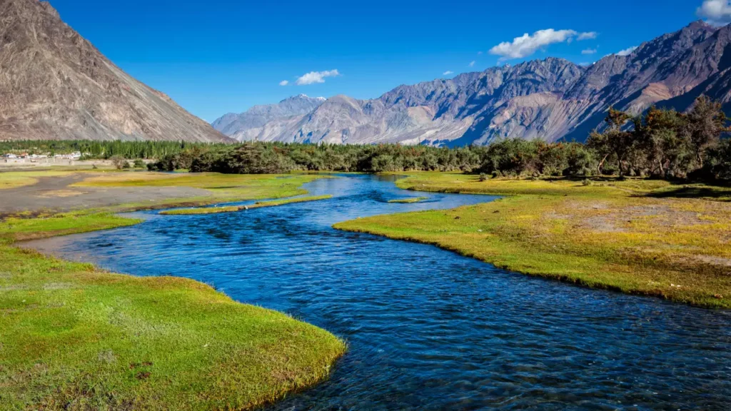 Photo of Nubra River in nubra Vallery