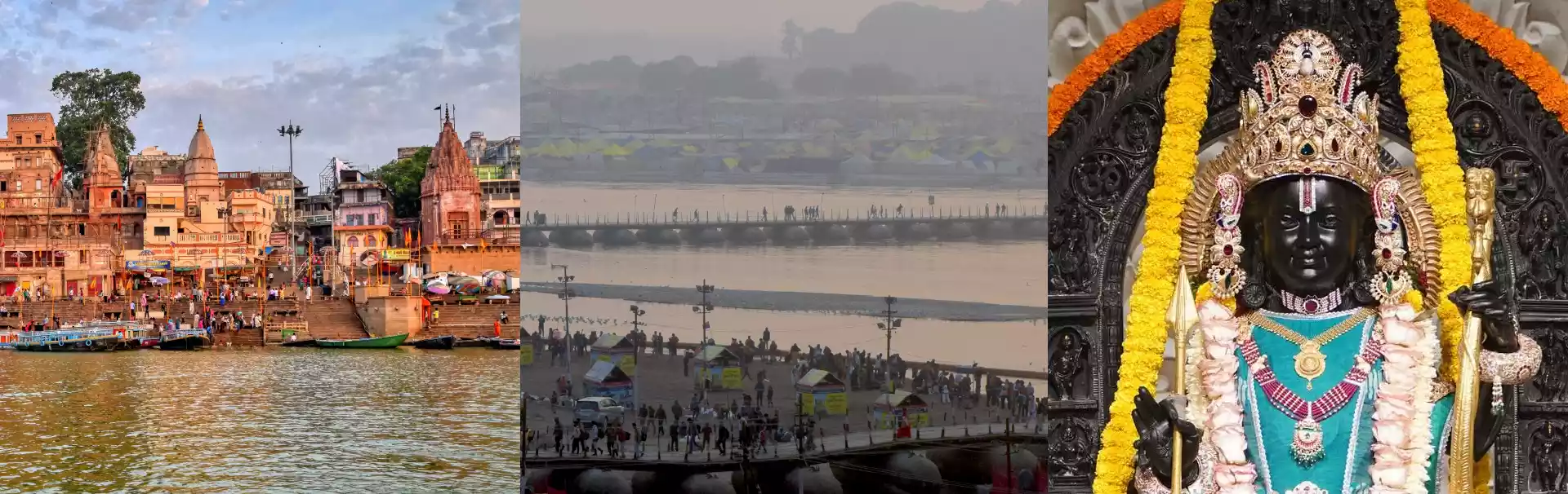 Varanasi Prayagraj Ayodhya 3N-4D Package From Banglore