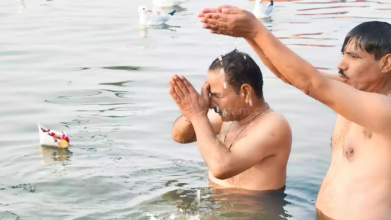 Snan at Triveni Sangam Prayagraj