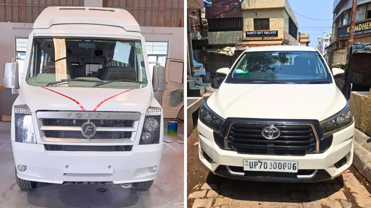 Image of our transportation fleet: Prayagraj DMC services travel agents